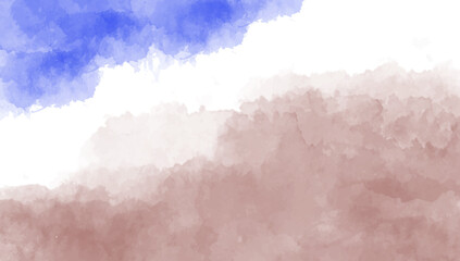 Watercolor stains abstract background, with copy space area.