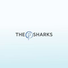 The Sharks vector logo design