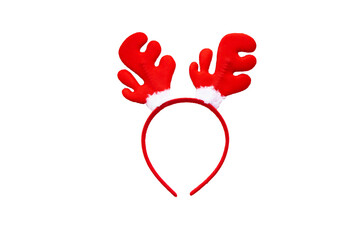 Christmas antlers of a deer isolated background PNG
