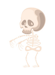 halloween skeleton character