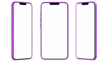 3D digital render of phone mock-up.