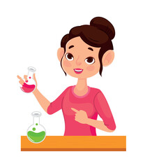 chemical teacher teaching