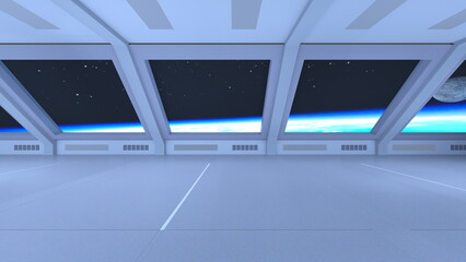 宇宙船通路 © tsuneomp