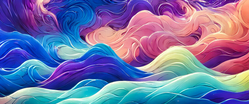 Artistic concept painting of a abstract background, 3d illustration.