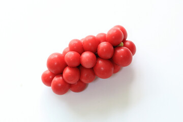 붉은 오미자 과일