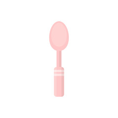 Pink spoon illustration