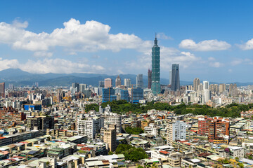 Taipei city downtown