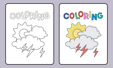 learn coloring for kids and elementary school.