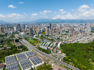 Taipei city downtown in Taiwan