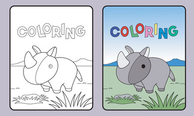 learn coloring for kids and elementary school.