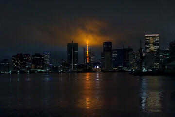 Fototapeta na wymiar とある雨夜の東京