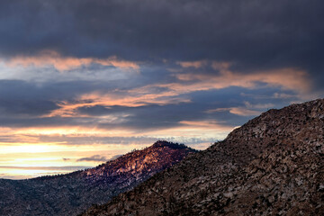 Sunset over Cannell Peak