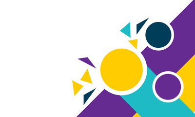 Abstract Background for Digital marketing social media template with multiple color accents