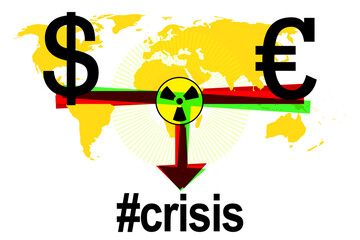 International financial crisis iduring war and nuclear threats - 534620989