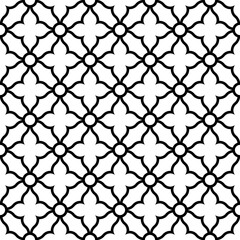 Fototapeta premium Vector seamless with geometric Arabic pattern