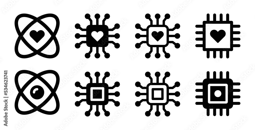 Aufkleber core value icon set in black and white design. vector illustration.