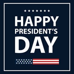 Obraz premium Happy Presidents Day greeting card, banner, poster