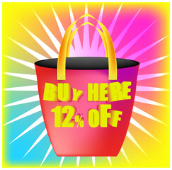 12 PERCENT DISCOUNT FOR SALES AND RETAIL PROMOTION