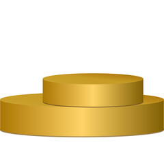 gold podium display