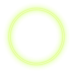 neon circle frame