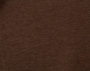 Fototapeta na wymiar Close up of brown colour cotton fabric tartare background