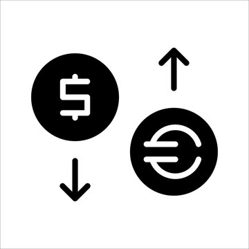 currency icon, on a white background.