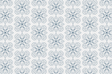 Abstract geometric vector seamless pattern. Repeating geometric shapes.