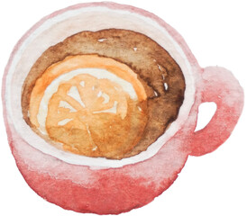 watercolor- autumn- season- isolated- orange- floral- october- decoration- card- brown- vintage- pumpkin- hand painted- bright- textile- botany- acorns- maple- arrangement- beige- berries- organic- co