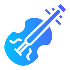 violin gradient icon