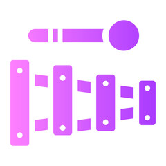 xylophone gradient icon