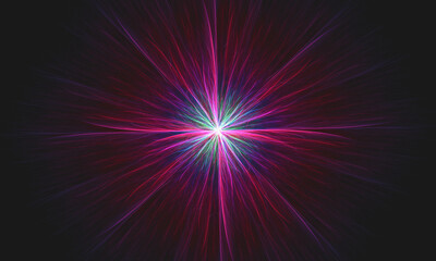 an abstract background of multicolored rays