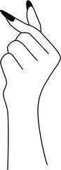 boho- hand- finger- linear- element- tattoo- black- astrology- delicate- simple- witch- gesture- esoteric- vector- line- alchemy- sketch- doodle- feminine- bohemian
