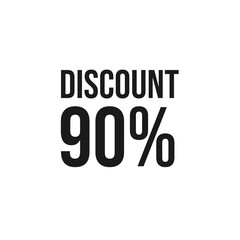 discount 90% icon glyph