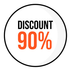 discount 90%  icon