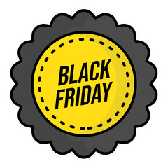 black friday badge Icon
