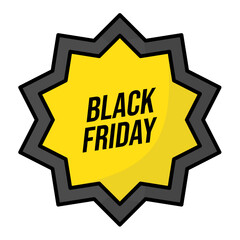 black friday badge Icon