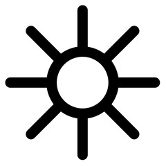 Obraz premium sun ui icon 