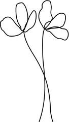 minimal- leaves- boho- monoline- minimalist- floral- flower- line- doodle 
