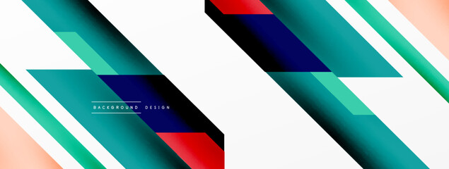 Dynamic lines background. Wallpaper for concept of AI technology, blockchain, communication, 5G, science, business and technology