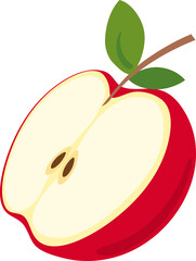 apple fruit illustration cartoon