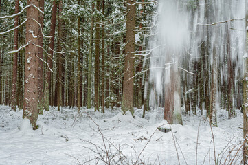 Hiking in the nature reserve Hölle in Bavaria