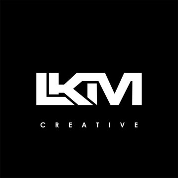 LKM Letter Initial Logo Design Template Vector Illustration