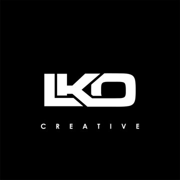 LKO Letter Initial Logo Design Template Vector Illustration