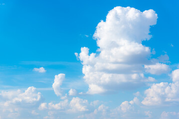 Beautiful cloud in blue sky.