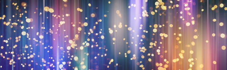 Holiday glowing backdrop. Defocused Background With Blinking Stars. Blurred Bokeh.
