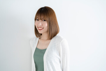 Fototapeta premium 爽やかな女性ポートレート