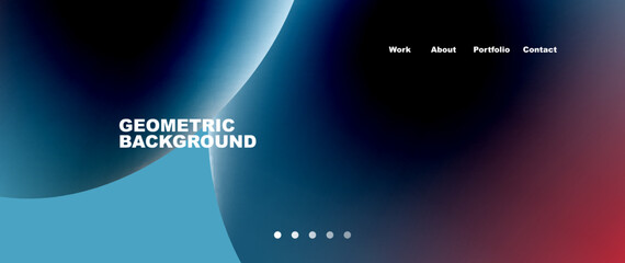 Liquid shapes with flowing gradient colors. Round elements and circles. Vector illustration for wallpaper, banner, background, leaflet, catalog, cover, flyer