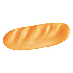 Bread,bakery watercolor cut-file isolated