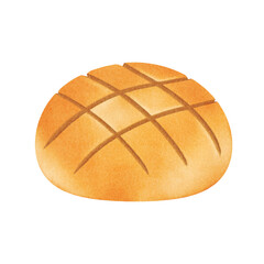 Bread,bakery watercolor cut-file isolated