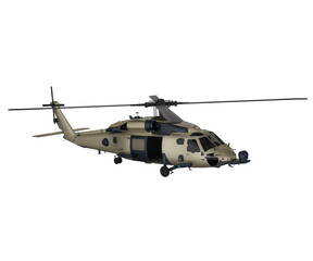 Fototapeta na wymiar beige realistic helicopter 3d rendering